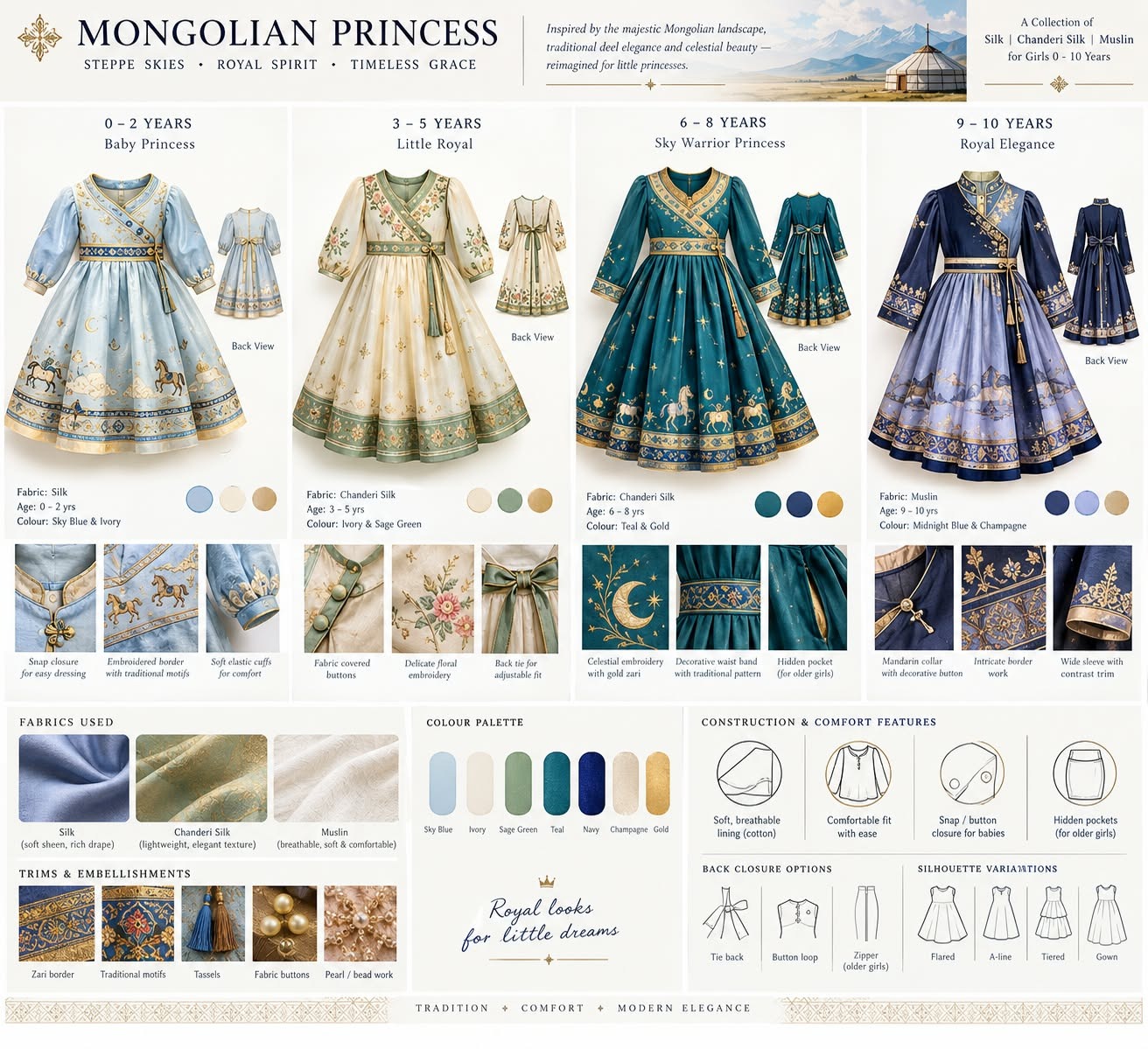 Mongolian Princess - Steppe Skies